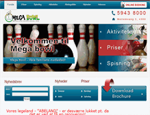Tablet Screenshot of megabowl.dk